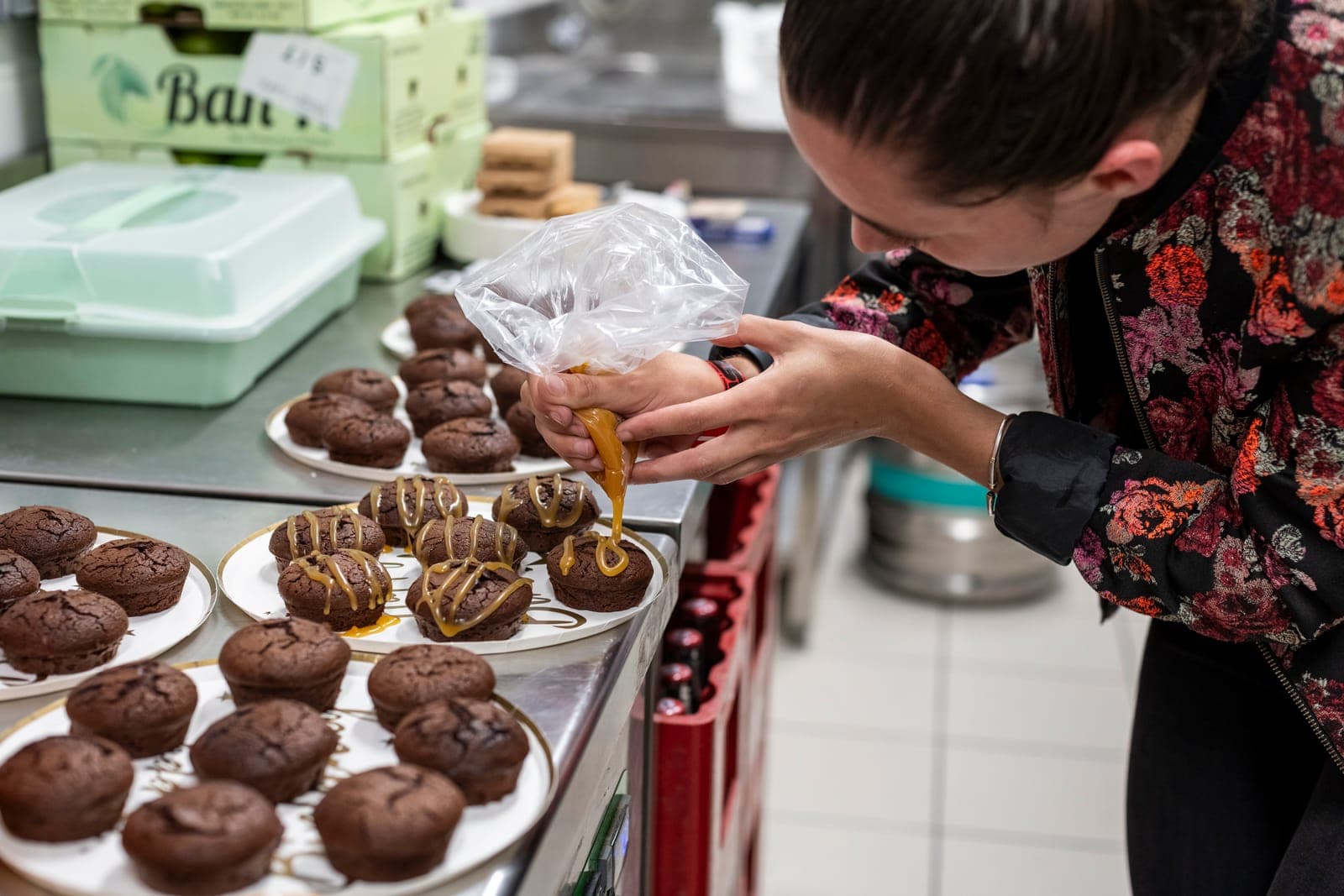 Pièces sucrées en préparation