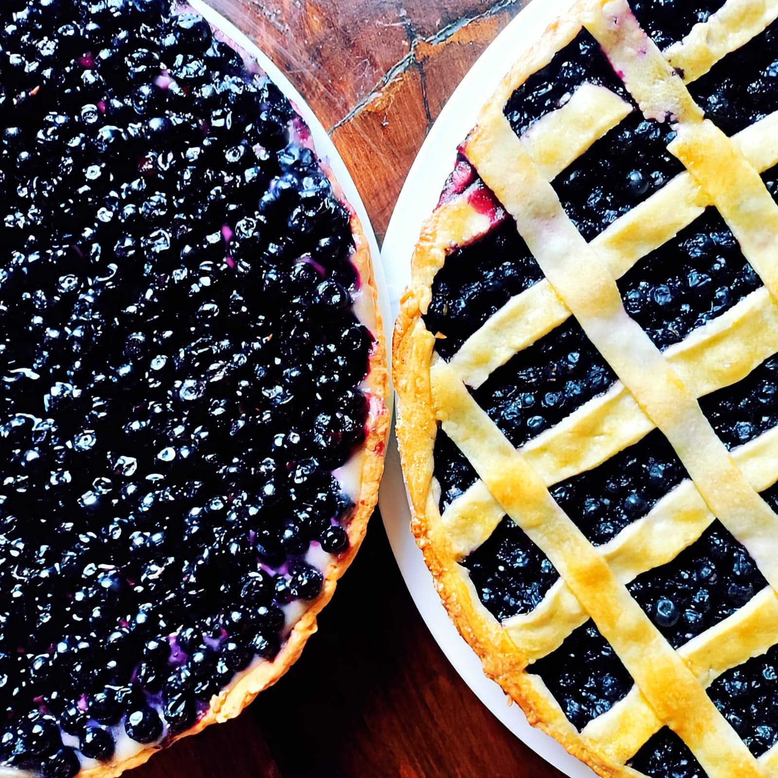 Tarte aux myrtilles